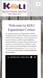 Mobile Screenshot of koliequestrian.com